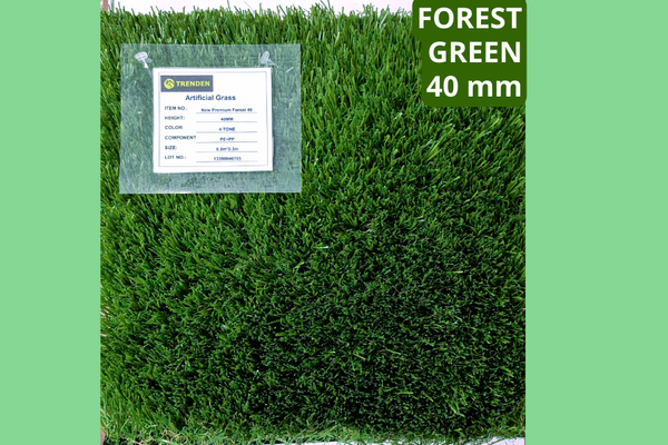 Premium Forest Artificial Fake grass: Green