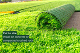 Premium Pure Green Artificial grass: 40mm High density