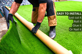 Premium Pure Green Artificial grass: 40mm High density