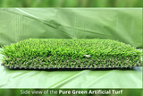 Premium Pure Green Artificial grass: 40mm High density