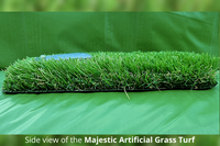 Majestic Green Artificial grass: 40mm High density