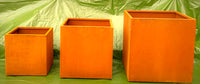 CORTEN STEEL SQUARE PLANTER