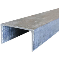 Retaining wall steel C posts (Heavy Duty) for 75mm timber or concrete