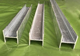 Retaining wall steel H posts (Heavy Duty) for 75mm timber or concrete