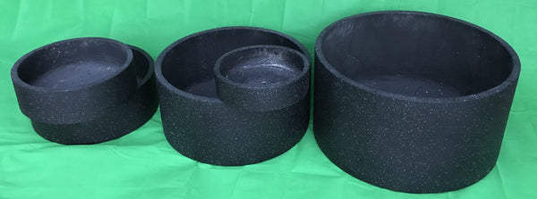 FIBRESTONE PLANTERS & POTS- Half Cylindrical Multi