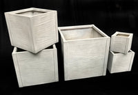 FIBRESTONE PLANTERS & POTS-Square box multi