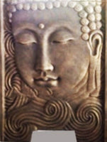 LARGE SANDSTONE BUDDHA WATER FEATURE